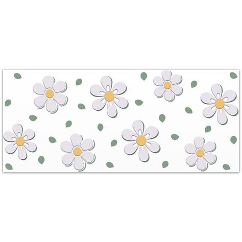 Daisy Flower Libbey Glass Wrap Svg, Spring Daisy Floral 16oz 20oz Libby Beer Can Glass Ful #svg #svgquotes #svgideas #svgfiles #freesvg #svgdesigns Flower Svg For Cup, Glass Tumbler Design, Glass Wrap Svg, Spring Daisy, Cup Svg, Glass Wrap, Cricut Png, Cool Anime Wallpapers, Cup Wrap