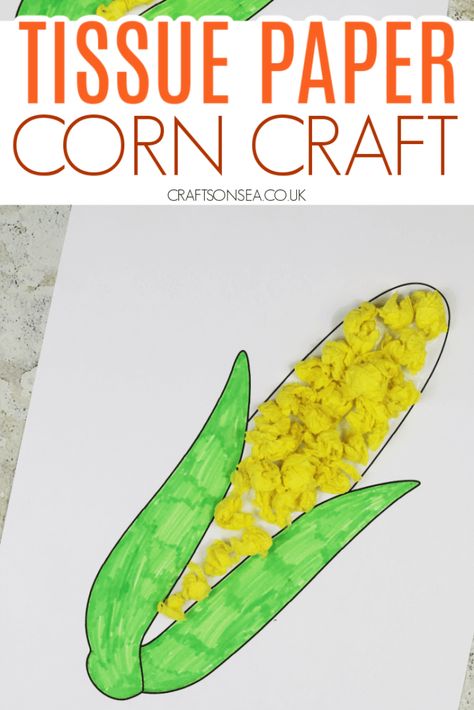 Baisakhi Craft For Preschool, Art And Craft Vegetables Theme, Corn Art And Craft For Preschool, Yellow Day Activities For Kindergarten, Corn Craft For Preschool, Corn Lesson Plans For Preschool, Preschool Corn Activities, Corn Preschool Crafts, Corn Theme Preschool