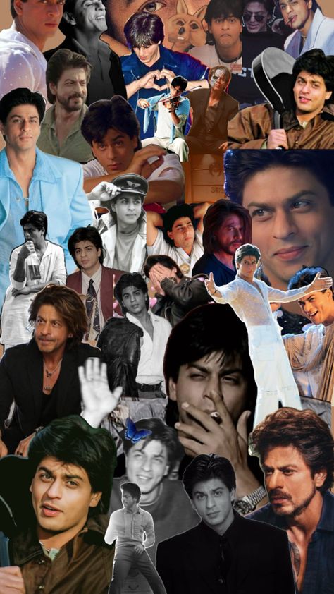 Bollywood shah rukh khan king khan pin collage aesthetic Shah Rukh Khan Wallpapers Aesthetic, Good Luck For Exams, Shahrukh Khan And Kajol, Hd Photos Free Download, Vintage Bollywood Aesthetic, Actors Illustration, King Khan, Young Leonardo Dicaprio, Bollywood Posters