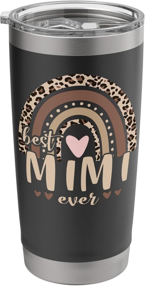 Amazon.com | Mimi Gifts Leopard Print Stainless Steel Insulated Tumbler: Tumblers & Water Glasses Mimi Gifts, Mimi Gift, Water Glasses, Insulated Tumbler, Insulated Tumblers, Drinkware, Leopard Print, Tumbler, Gift Ideas