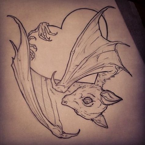 Bats Tattoo Design, Be Brave Tattoo, Bat Tattoo, Bat Art, Spooky Tattoos, Tattoo Portfolio, Cute Bat, Halloween Tattoos, Tattoo Stencils