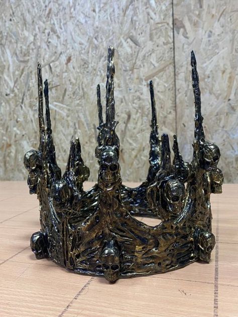 Evil Crown, Hades Crown, Blood Crown, Vampire Crown, Demon Crown, Skull Crown, 3 Dark Crowns, King Crown, Hades And Persephone Costume