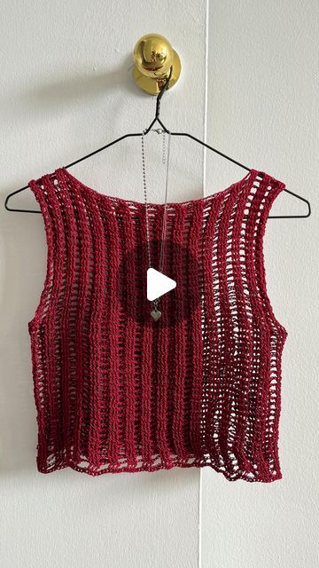 Crochetreat | Vera on Instagram: "Pattern: Hyphen Top 🫥 @crochetreat  Yarn: Aunt Lydia’s Classic 10 in Burgundy  Hook: 3mm" Instagram Pattern, Crochet Inspo, Crochet Flowers, Crochet Pattern, Crochet Top, Yarn, Crochet, Flowers, Pattern