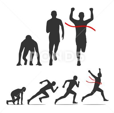 Running step icon. Runner from start to finish. Stock Illustration #AD ,#icon#Runner#Running#step Running Pose, Night Run, Sport Graphics, Sports Medals, Christian Shirts Designs, Drawing Tutorial Face, Banner Web, People Running, Sports Graphics