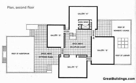 Great Buildings Drawing - Everson Museum of Art Everson Museum Of Art, Museum Plans Architecture, Architecture Apps, Urban Texture, Artist Residence, Architecture Tools, Everson Museum, Museum Plan, Art Plan