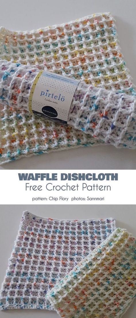 Crochet Kitchen Set Free Pattern, Christmas Bizarre Craft Ideas, 1 Hour Crochet Projects Free, Cotton Yarn Crochet Patterns Free, Household Crochet, Crochet Washcloth Free Pattern, Crochet Washcloth Free, Learning Crochet, Crochet Washcloths