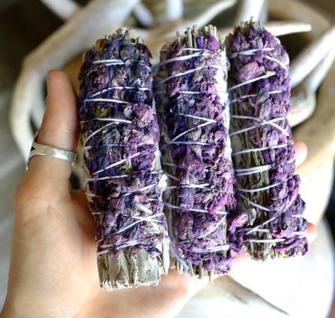 Lavender Smudge Sticks, Lavender Smudge, Lavender Bundle, Body Butter Labels, Yerba Santa, Sage Smudge, White Sage Smudge, Alternative Gifts, Positive Gift