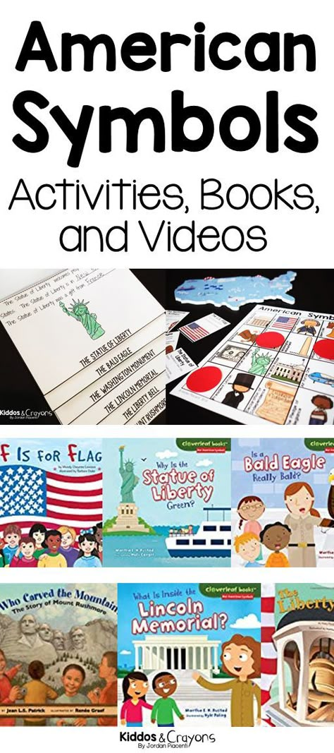 Elementary History Activities, American Symbols Kindergarten, Writing Second Grade, Reading Second Grade, American Symbols Unit, Writing First Grade, Math Second Grade, Second Grade Social Studies, Reading First Grade