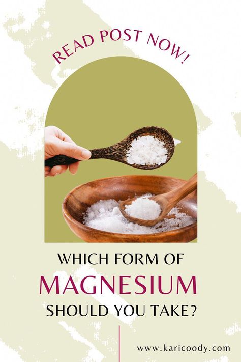 You’ve probably heard from various different sources that you should be taking magnesium, but sometimes it might get confusing on which form of magnesium you should be taking. Different Kinds Of Magnesium, Which Magnesium Should I Take, Type Of Magnesium, Health Benefits Of Collagen, Signs Of Magnesium Deficiency, Types Of Magnesium, Turmeric Health, High Blood Sugar Levels, Magnesium Deficiency