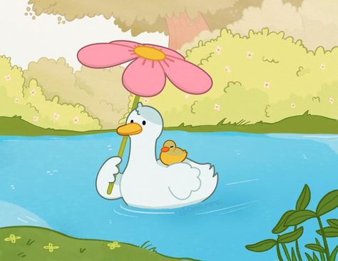 Duck pond for #blossominapril24 🐤🤍 Had fun drawing this one! Here are the hosts: @daiandqin @jackthecupcake @lenasscribbles @melissazumbrink @moonie.coco @nimoontales @cafewhimsy @prismiya Thanks for the cute prompt list!! 🌸🌷🪻 . . . . #cuteduckart #duckillustration #aprilprompts #ducklovers #procreateillustration Cute Pond Drawing, Duck Cute Drawing, Duck Drawing Cute, Yard Drawing, Duck In A Pond, Duck Drawings, Pond Illustration, Pond Drawing, Duck Cute