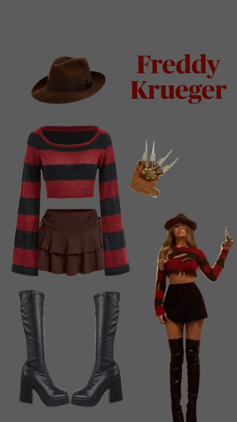 Freddy krueger solo costume idea Oc Art Reference, Goo Goo Muck, Freddy Krueger Costume, Halloween Pumpkin Carving Stencils, Ideas For Costumes, Pumpkin Carving Stencils, Halloween Fits, Style For Fall, Halloween Pumpkin Carving