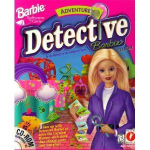 Detective Barbie - and downloading games to the computer b/c even when I was 6, I could work the computer better than my parents ;) Detective Barbie, Barbie Computer, Mystery Games, Best Computer, Iphone Games, The Carnival, 90s Childhood, Jewel Case, Childhood Toys