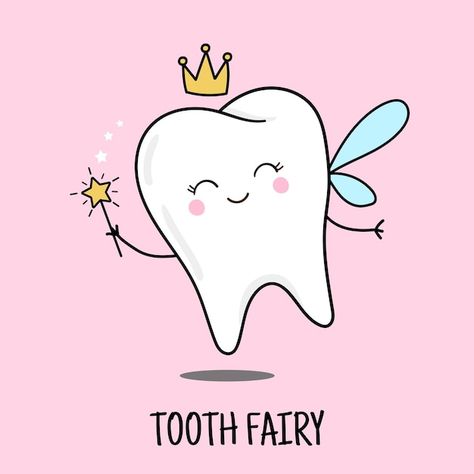 Tooth Fairy Picture Image, Tooth Fairy Drawing Easy, Tooth Fairy Cross Stitch Pattern, Tooth Fairy Stickers, Tooth Fairy Clipart, Tooth Drawing Cute, Cute Tooth Fairy Ideas, First Tooth Fairy Ideas, Happy First Tooth