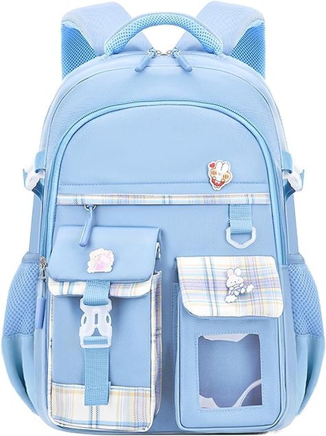 Tiyahi Kawaii Travel School Bag Backpack Aesthetics Large 16 Inches Capacity Casual Day Pack Book bag Rucksack School Backpack, Princess Backpack Bookbag for Girls Kawaii Travel, Kids Backpack Boys, Backpacks For Girls, Princess Backpack, Large Backpack Travel, Backpack For School, Kawaii Backpack, Girls Backpack, Back To School Bags