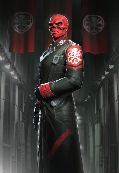 Marvel Red Skull, Red Skull Marvel, Daredevil Elektra, Comic Book Villains, Lady Sif, Evil Villains, Dc Villains, Marvel Villains, Red Skull