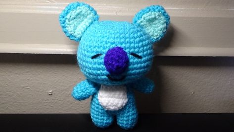 Koya Bt21 Crochet Pattern, Amigurumi Bts, Bts Amigurumi, Bt21 Crochet, Bts Crochet, Bts 21, Crochet Teddy Bear Pattern, Tutorial Amigurumi, Crochet Dolls Free Patterns