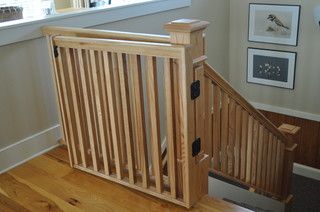 Baby Gate For Stairs, Diy Baby Gate, Top Of Stairs, Baby Safety Gate, Stair Gate, Baby Gate, Baby Gates, Diy Home Decor Bedroom, Dog Gate