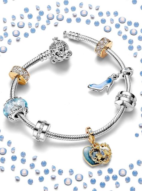 A Pandora Dream Come True With The Cinderella Collection! - Featured - Cinderella Pandora Bracelet, Cinderella Pandora, Disney Pandora Bracelet, Cinderella Collection, Disney Pandora, New Cinderella, Pandora Charms Disney, Ipad Essentials, Pandora Collection