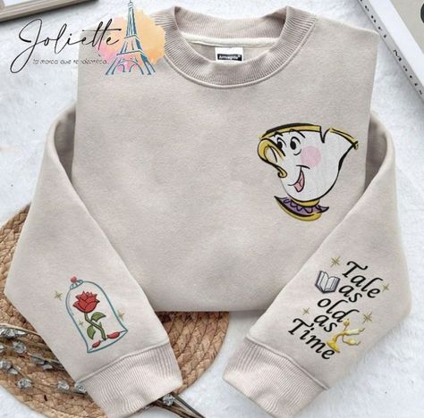 Etsy Sweatshirts, Disney Outfits Women, Cute Disney Outfits, Disney Embroidery, Disney Outfit, Disney Clothes, Disney Sweaters, Cute Shirt Designs, Disney Sweatshirts