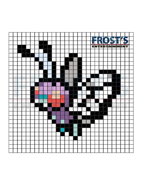 Pokémon: Perler Bead Butterfree Pattern Butterfree Art, Small Pokemon, Hama Beads Pokemon, Pokémon Perler, Pixel Pokemon, Art Pokémon, Melt Beads Patterns, Pokemon Pixel Art, Pokemon Cross Stitch