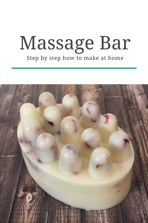 Massage Bars Diy, Lush Massage Bar, Diy Massage, Massage Bar, Easy Soap Recipes, Diy Soap Recipe, Body Butters Recipe, Massage Bars, Diy Shampoo