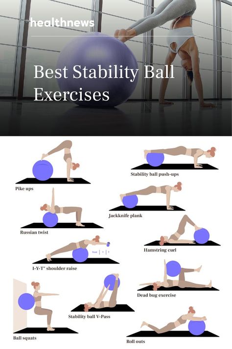 Stability Training Exercises, Balance Ball Exercises Beginner, Stability Ball Exercises For Seniors, Balance And Coordination Exercises, Fitness Ball Exercises, Balance Ball Workout, Gym Ball Exercises, Balance And Stability Exercises, Balance Ball Core Exercises