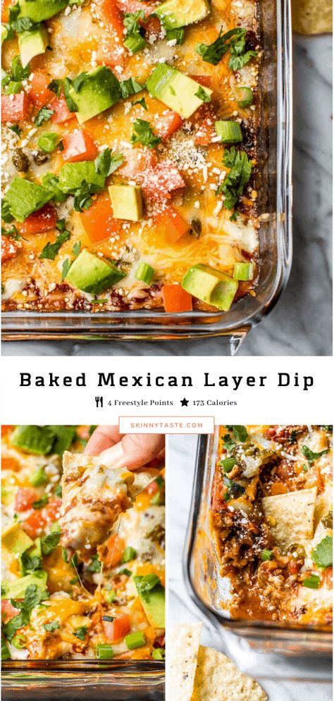 This taco dip recipe is filled with layers of meat, cheese, and tons of taco flavor! It's so easy to make and guaranteed to be a party favorite! #tacodip #tacodiprecipe #tacolayerdip #tacodipwithmeat #mexicandip #mexicanlayerdip #partyappetizer