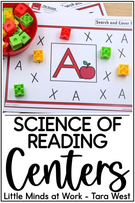 Reading Rotations Kindergarten, Orton Gillingham Center Activities, Teaching Reading To Kindergarteners, Science Of Reading Prek, Science Of Reading Preschool, Structured Literacy Centers, Science Of Reading Literacy Centers, Tara West Science Of Reading, Pre K Reading Activities