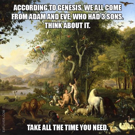 Afraid there were supposedly a few more Genesis 5:4 - And the days of Adam after he begot Seth were eight hundred years; and he begot sons and daughters. Biblical Garden, Garden Of Eve, Assumption Of Mary, The Garden Of Eden, Better Homes And Garden, Garden Of Eden, Fig Tree, Adam And Eve, In The Garden