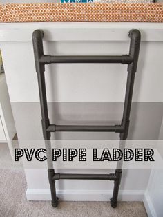 Pipe Ladder, Camper Bunk Beds, Quick Home Improvements, Bunk Bed Ladder, Telescopic Ladder, Pvc Projects, Professional Organizers, Camping Style, Rv Renovations