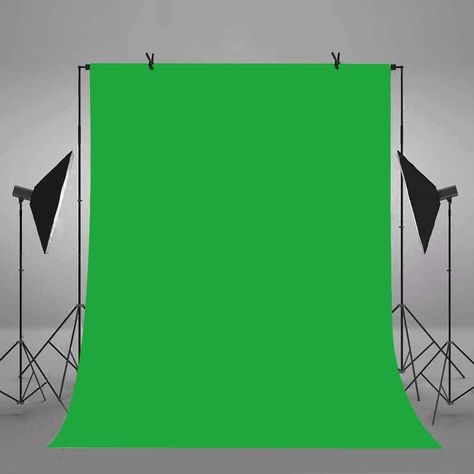 Green Screen Backdrop, Video Studio, Studio Props, Fabric Backdrop, Recording Studio, Green Screen, Background For Photography, Professional Photography, Digital Photography