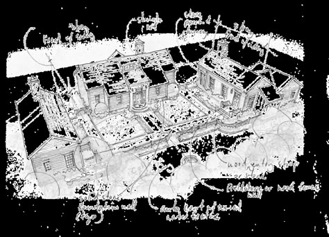 Homes Drawing, Historical Concepts, Colonial House Plans, Architecture Sketchbook, Concept Home, Architectural Sketch, Architectural Drawing, Architecture Illustration, Drawing Board