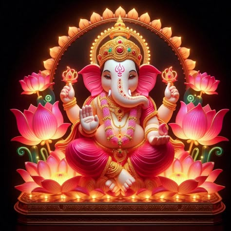 Ganesh ji Ai images  Ganesh chaturthi  Ganpati  Ganesha  Ganesh ji Om Ganeshay Namah, Jay Ganesh, Jai Shri Ganesh, Photos Of Ganesha, Ganpati Bappa Wallpapers, Bhagvan Wallpapers, Anime Wallpaper 1920x1080, God Artwork, Ganpati Bappa Morya