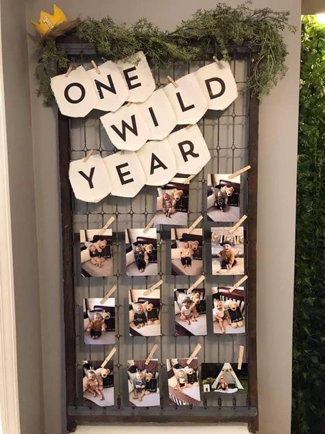 He's A Wild One Birthday Party, Wild One Photo Board, Wild One Aesthetic, He’s A Wild One Birthday, Wild One Birthday Party Backdrop, One Wild Year Photo Board, Wild One 1st Birthday Boys, Wild And Onederful Birthday Boy, One Wild Ride First Birthday