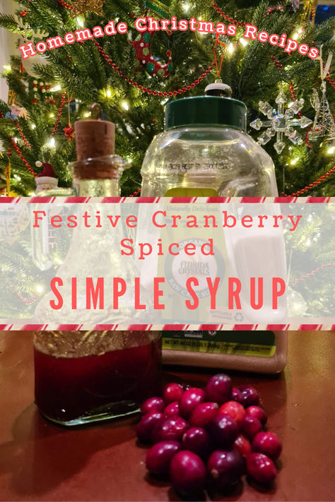 Add a burst of holiday flavor to your celebrations with our homemade Festive Spiced Cranberry Simple Syrup! Elevate your cocktails, mocktails, and festive recipes with this delightful blend of fresh cranberries, warm spices, and a touch of sweetness. Perfect for seasonal sips and entertaining. Get the recipe now and make your Christmas gatherings unforgettable! #HomemadeSyrup #FestiveFlavors #CranberrySpice #HolidayCocktails #Christmasrecipe Cranberry Simple Syrup, Seasonal Cocktails, Simple Syrup Recipe, Holiday Flavors, Simple Syrups, Cocktails And Mocktails, Syrup Recipes, Festive Recipes, Simple Syrup Recipes