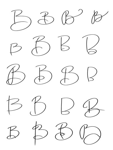 Cursive Letter B Tattoo, Capital B Calligraphy, B Tatoos Alphabet, B Handwriting, Capital B Tattoo, Dainty B Tattoo, Letter B Finger Tattoo, Script B Tattoo, Simply Sally Initials Tattoo