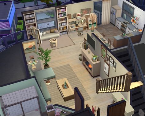 Gallery ID: HellieDawn Sims 4 702 Zenview, 702 Zenview Sims 4, Sims Decor, Sims 4 Houses Layout, Sims Houses, Sims Builds, Sims Ideas, Sims 4 House Design, Casas The Sims 4