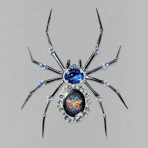 Jewels Drawing, Jeweled Spider, Drawing Jewellery, Jewellery Rendering, Jewelry Painting, Drawing Jewelry, Jewellery Drawing, Jewel Drawing, Spider Jewelry