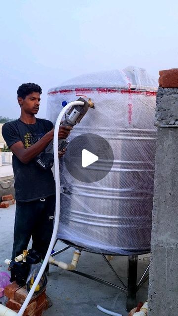 Vijay Kamboj on Instagram: "steel water tank fitting
#reels #sswatertank #plumberwork #plumbing #architecture #engineering" Steel Water Tanks, Architecture Engineering, Water Tanks, House Construction, Home Construction, Steel Water, Water Tank, Plumbing, Engineering