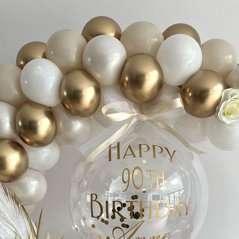 Balloon Colour Combinations, Happy 90th Birthday, 90th Birthday, Colour Combination, Very Happy, Milestones, I Hope You, Bespoke, Balloons