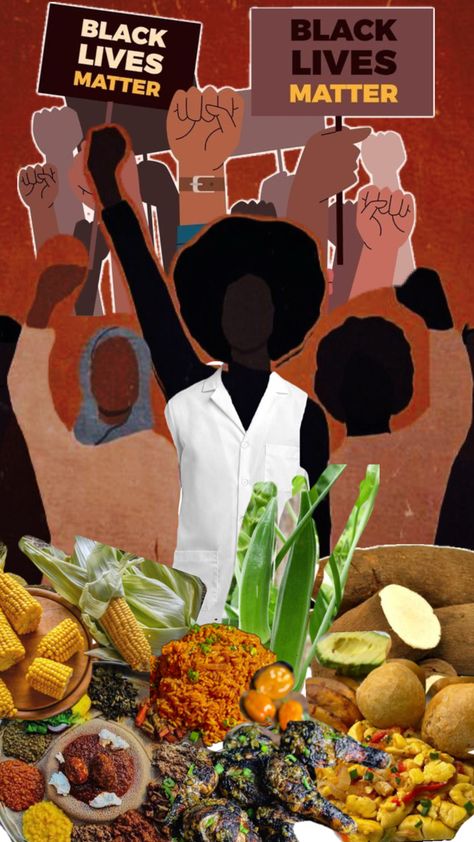 Black food sovereignty, social justice, nutrition, dietetics. Food Sovereignty, Inspiration Collage, Black Food, Social Justice, Lives Matter, Black Lives, Matter, Nutrition, Collage