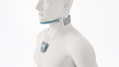 Neck Brace: The New Generation Neck Support by Handsome Ltd Medical Device Design, Forward Head Posture, Modern Industrial Design, Neck Brace, Neck Pain Relief, Medical Design, Face Mask Design, Devices Design, Neck Support