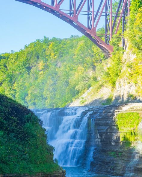 Letchworth State Park Upper Falls Letchworth State Park, State Park, State Parks, Quick Saves