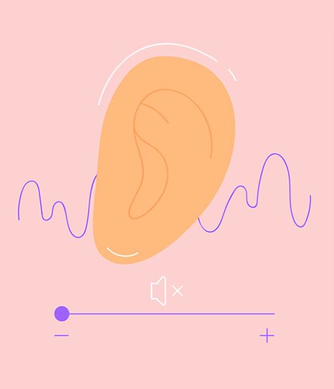 Hearing Aid Illustration, Hear Design, Ear Illustration, Test Posters, Hearing Health, Ear Health, Preventative Health, Ear Wax, Hearing Loss