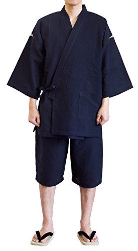 Jinbei Pattern, Kimono Hakama Men, Jinbei Clothing, Male Kimono Traditional, Guy Kimono, Urban Fantasy Books, Traditional Kimono, Japanese Outfits, Kimonos