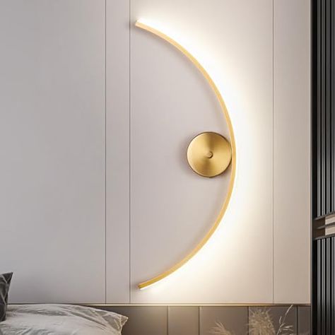 Wall Mounted Lamp, Hallway Bathroom, Lamp For Living Room, Wall Mounted Lamps, Modern Wall Sconces, Circular Design, Led Wall Lights, Wall Light Fixtures, Light Sconces