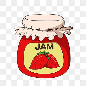 Nutrition Drawing, Jam Clipart, Jam Png, Jam Cartoon, Vegetable Character, Clipart Strawberry, Retro Template, Jam Strawberry, Strawberry Clipart