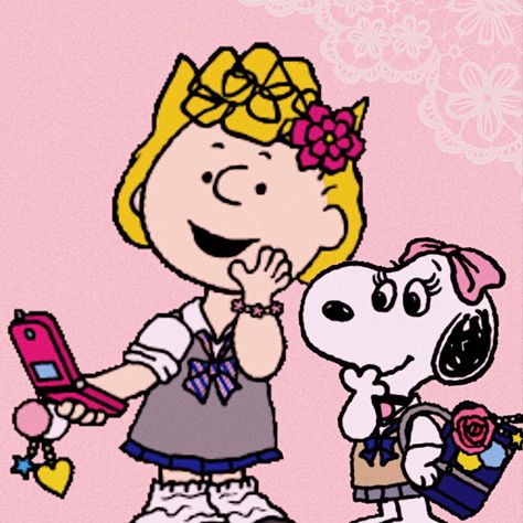 peanuts sally and belle edit Sally Brown Aesthetic, Snoopy And Garfield, Peanuts Pfp, Peanuts Fanart, Sally Charlie Brown, Peanuts Sally, Silly Pfps, Dope Cartoons, Sally Brown