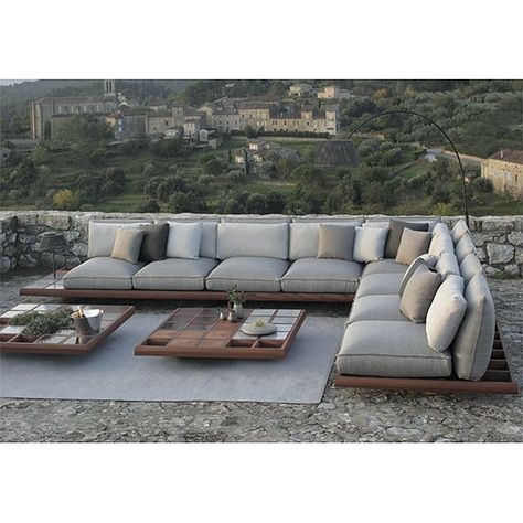 Terrasse Design, Royal Botania, Outdoor Living Furniture, Luxury Outdoor Furniture, Modular Lounges, Outdoor Lounge Set, Teak Outdoor, Contemporary Outdoor, Modular Design