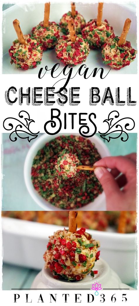 Vegan Cheese Ball, Cheese Ball Bites, Ball Recipes, Vegan Party Food, Vegan Cheese Recipes, Vegan Party, Creole Recipes, Cheese Ball Recipes, Vegan Gluten Free Recipes